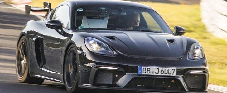 Porsche 718 Cayman GT4 RS Spotted on Nurburgring
