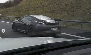 Porsche 718 Cayman GT4 Spotted in Traffic, PDK Rumors Grow
