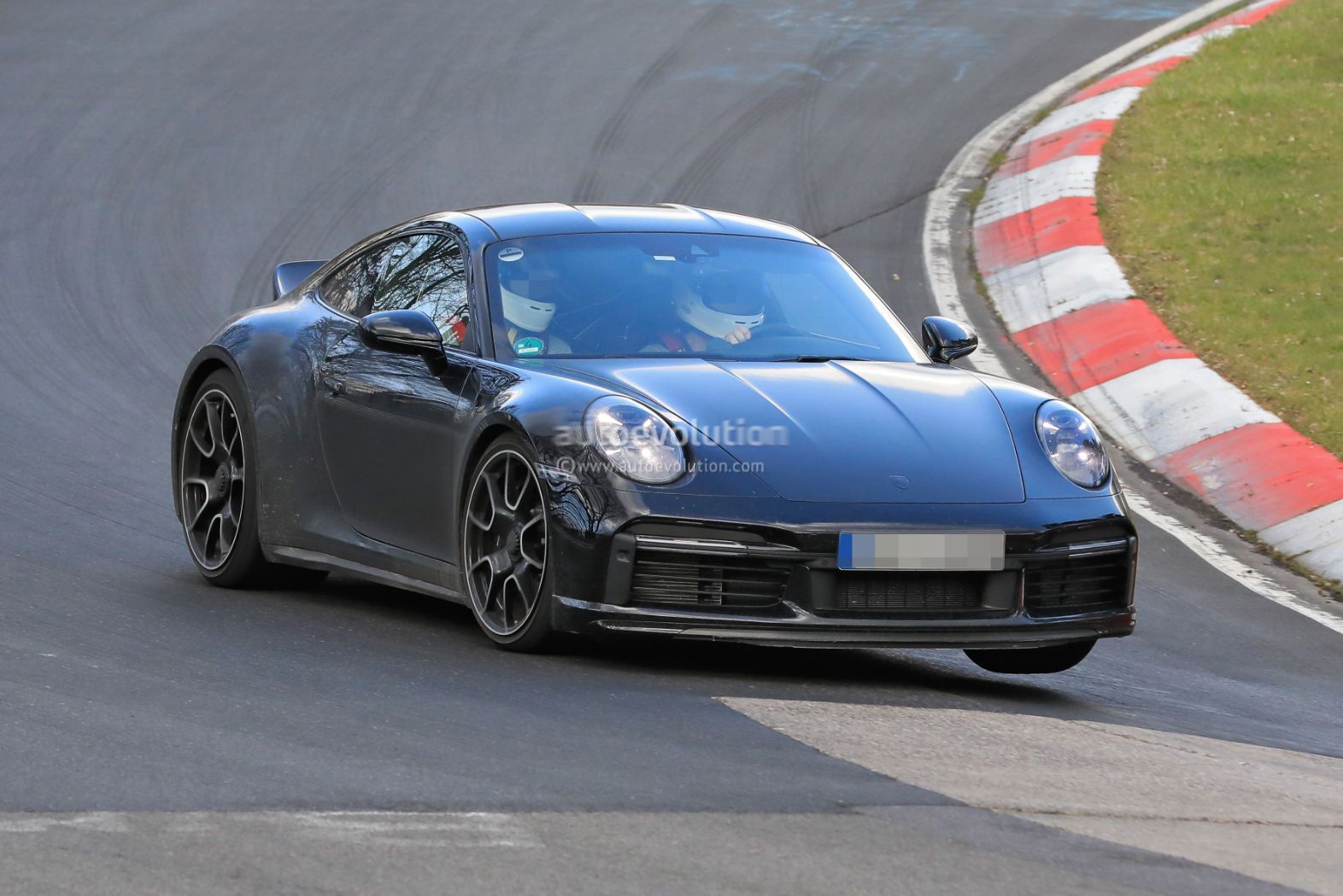 Porsche 911 (992) Sport Classic Prototype Lifts a Wheel on the Nurburgring  - autoevolution