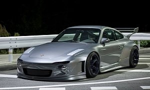 Porsche 911 (997) Gets the 935 Slant Nose Visual Treatment From Old & New