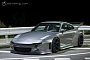 Porsche 911 (997) Gets the 935 Slant Nose Visual Treatment From Old & New