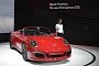 Porsche 911 Carrera GTS and 2015 Cayenne GTS Paint LA in Carmine Red