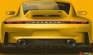 Porsche 911 Carrera RSR 4.2 Rendered, Looks Like the 992 Special We Need