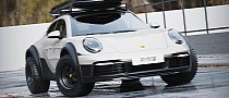 Porsche 911 Dakar Easily Morphs Into a Believable yet Fake Off-Road Shooting Brake