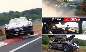 Porsche 911 Dakar Laps the Nurburgring But Doesn't Quite Adhere to Its Track Limits