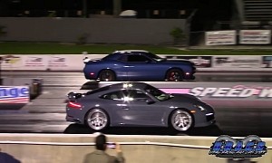 Porsche 911 Drags Hellcat, BMW X3 and 340i, Teaches All of Them a Quick Lesson