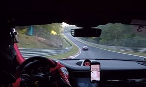 Porsche 911 GT2 RS Chases Modded E92 BMW M3 on Nurburgring, Gets Surprised