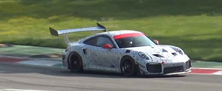 Porsche 911 GT2 RS Clubsport Customer Racecar Spied