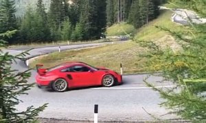 Porsche 911 GT2 RS Drifting Through The Woods Looks Savage