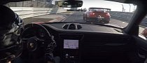 Porsche 911 GT2 RS Manthey Record Car Destroys 911 GT3 RS in Nurburgring Chase