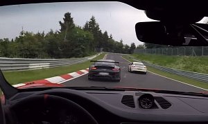 Porsche 911 GT2 RS Meets Another GT2 RS in 1,400 HP Nurburgring Chase