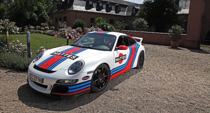 Porsche 911 GT3 (997) Gets Martini Livery