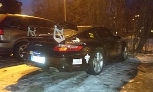 Porsche 911 "GT3 Cup" with Studded Tires Makes a Good Winter Car in Finland