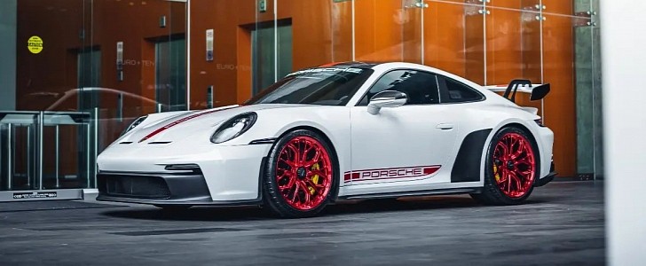 Porsche 911 GT3 Carbon Red Ultrasport+ Brixton 