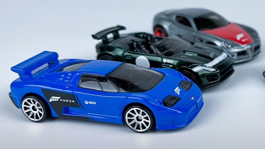 Porsche 911 GT3 Meets Bugatti EB110 SS and Three More Cars in New Hot Wheels Forza Series 