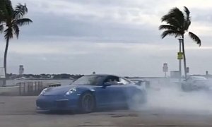Porsche 911 GT3 PDK Doing Donuts in Slow Motion Is So Cute, but Wrong
