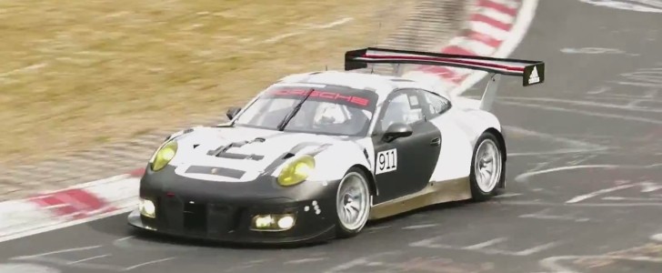 Porsche 911 GT3 R on Nurburgring