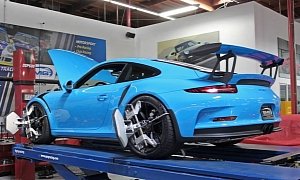 Mexico Blue Porsche 911 GT3 RS Gets an Even More Track-Biased Wheel Alignment