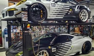 Porsche 911 GT3 RS and Ferrari 458 Speciale Get Panda Wrap Combo