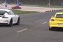 Porsche 911 GT3 RS Drag Races Cayman GT4 in Cannibalistic German Fight