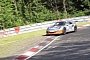 Porsche 911 GT3 RS Driver Understeers into Curb in Nurburgring Rookie Mistake