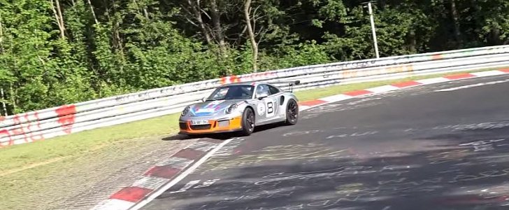 Porsche 911 GT3 RS Nurburgring driving error