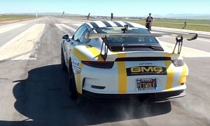 Porsche 911 GT3 RS with GMG Racing Exhaust Sounds like a Feral Machine