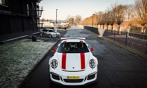 Mixed Race Porsche 911 GT3 RS Proudly Displays Its 911 R Stripes
