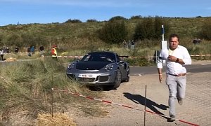 Porsche 911 GT3 RS Has Offroad Crash, Driver Is Ignorant
