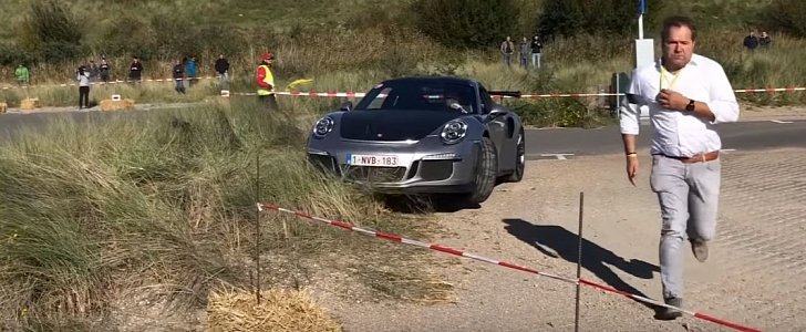 Porsche 911 GT3 RS Has Offroad Crash