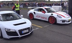 Porsche 911 GT3 RS PDK Knocks Everybody Out in German Drag Racing Frenzy