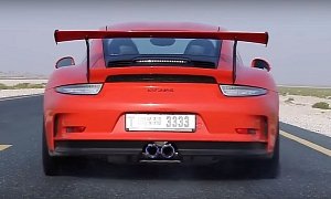 Porsche 911 GT3 RS with iPE Titanium Exhaust Smoking Its Tires Sounds Devilish
