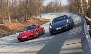Porsche 911 GT3 Touring Package vs. 911 Carrera T Track Battle Proves a Point