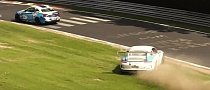 Porsche 911 GT3 vs. BMW M235i Nurburgring Near Crash Ends In a Spin