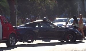 Porsche 911 GTS Cabriolet Gets Impounded by Police in Cannes