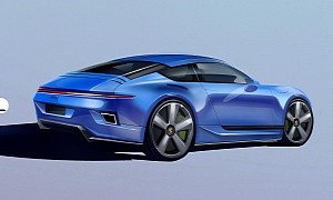 Porsche 911 Ideation Sketch Envisions a Smaller, Lighter Next-Gen ICE-Powered 994 Series