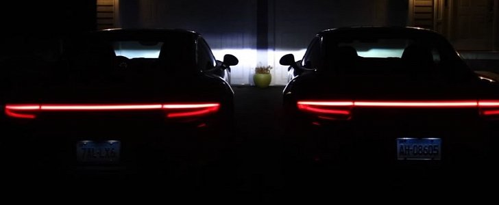 Porsche 911 LED vs. Xenon Comparison