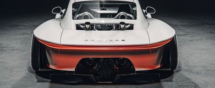 Porsche 911 Longtail rendering