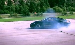 Porsche 911 R with Sharkwerks Exhaust Does Some Seriously Loud Donuts
