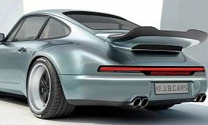 Porsche 911 Singer Turbo Study Now Looks Ready for the Future in Quick Rendering