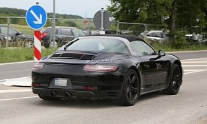 Porsche 911 Targa GTS Spied with Facelift Changes