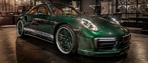 Porsche 911 Turbo by Carlex Mixes Green on Brown Like Few Cars Can
