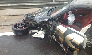 Porsche 911 Turbo Crashed During 2013 Gumball 3000