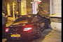 Porsche 911 Turbo Crashes into Wall in London, Backs Up and Runs from the Police