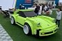 Porsche 911 Turbo Giant LEGO Car Shows Up at Laguna Seca