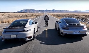 Porsche 911 Turbo S "Clash of the Generations" Drag Race Offers Perspective
