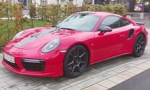 Porsche 911 Turbo S Exclusive Series Carbon Fiber Wheels Spotted In Real Life