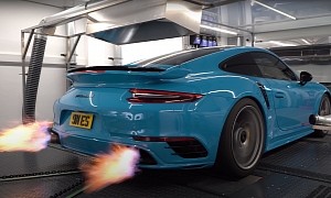 Porsche 911 Turbo S Makes More Power Than a Veyron, Spits Flames on the Dyno