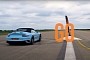 Porsche 911 Turbo S Vs. 700 HP Nissan GT-R Drag Race Decided by a Button