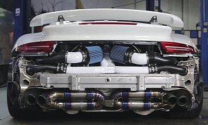 Porsche 911 Turbo Strips to Show Us a Stuning Custom Engine Compartment